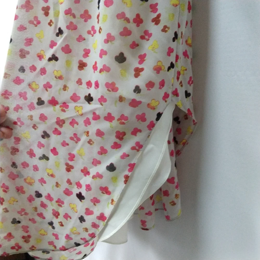 RACHEL Rachel Roy Floral Empire Waist Chiffon Dress Size XL - Picture 13 of 16